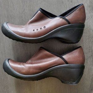 Privo by Clarks Leather Mule, Brown, Size 9.5